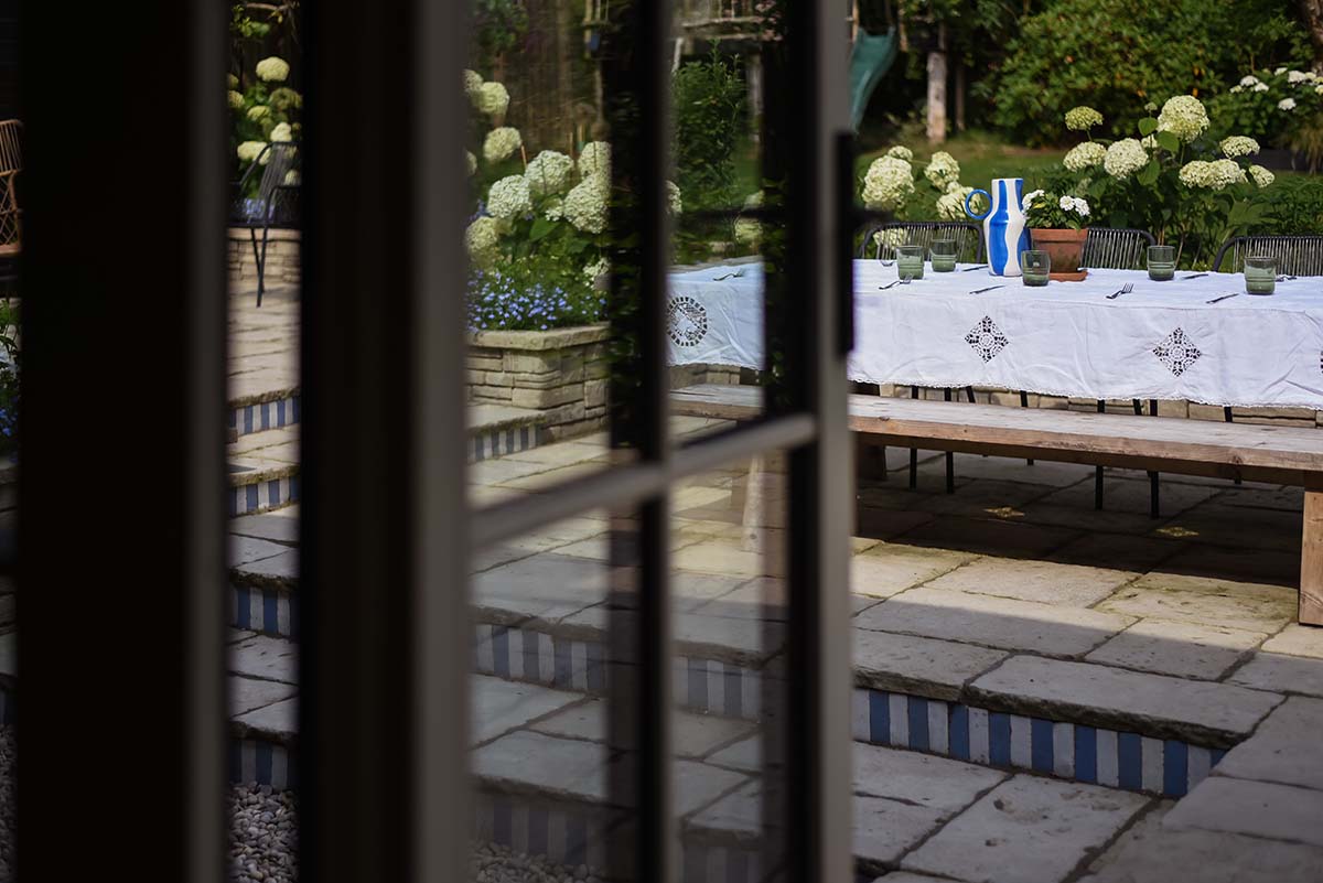 patio doors into scottish garden from scottish influener of the year wendy gilmour