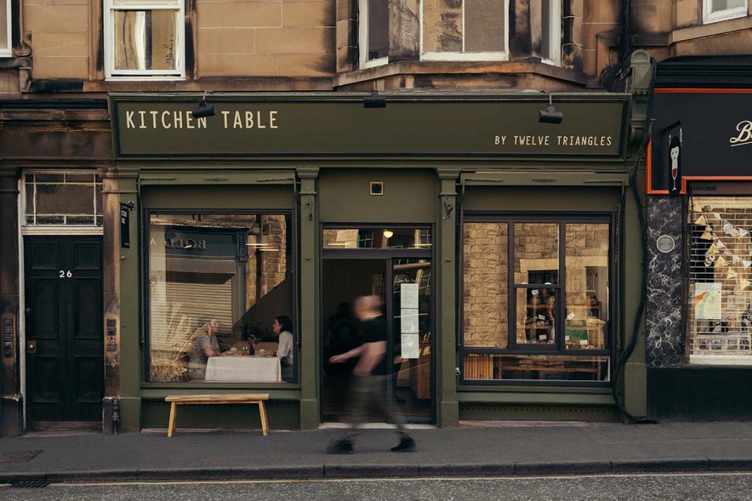 kitchen table restaurant in edinburgh