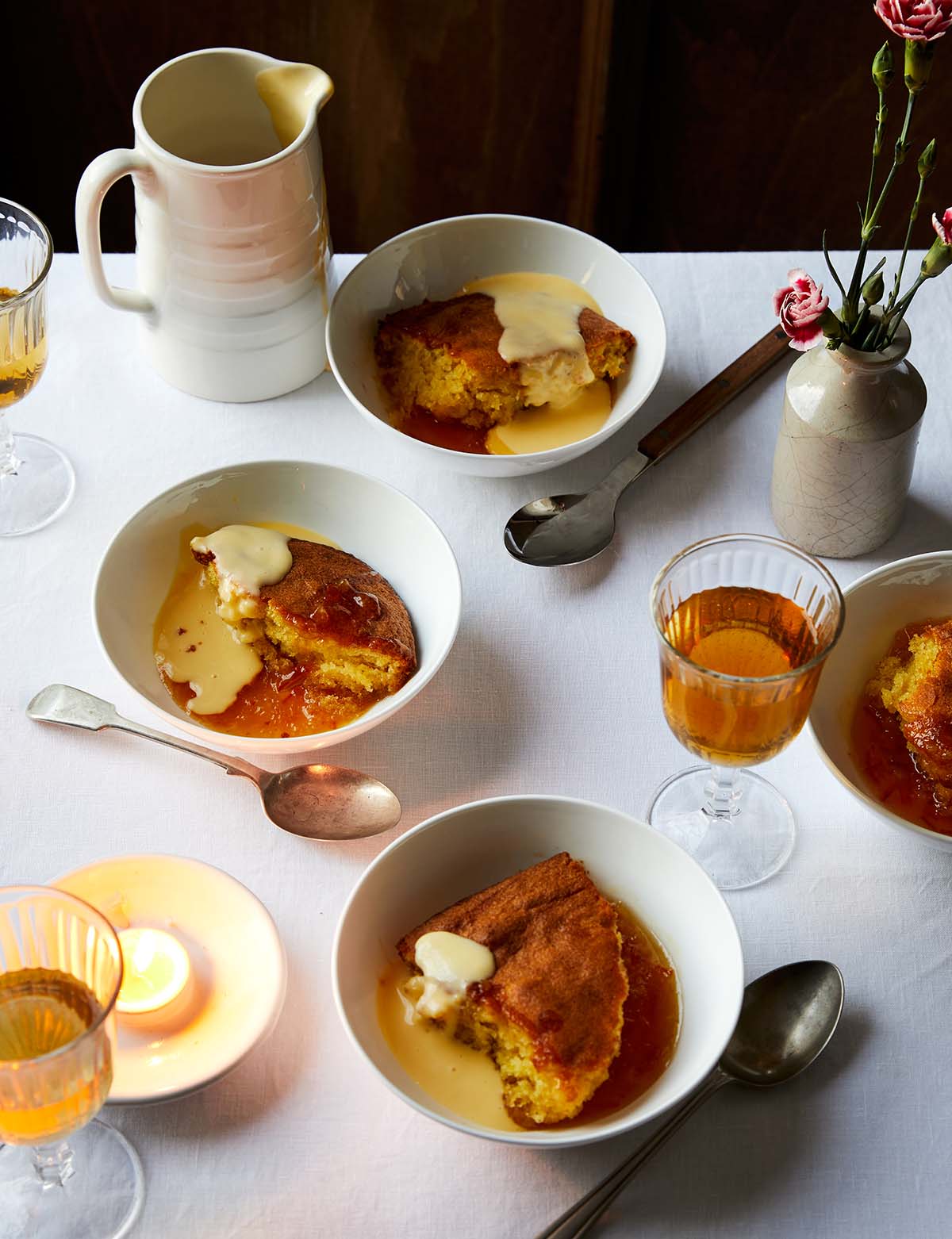 Marmalade Sponge cake in edinburgh's kitchen table bakery and cafe by rosie mackean