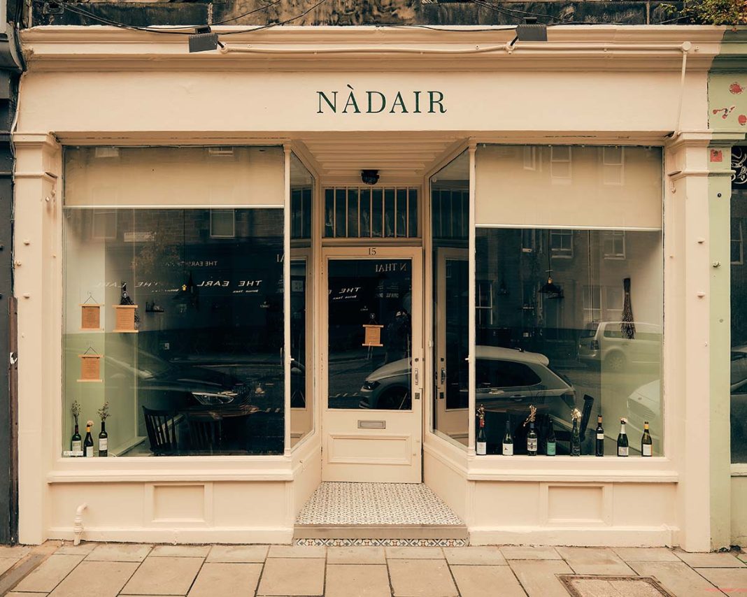 new restaurant NÀDAIR in marchmont edinburgh