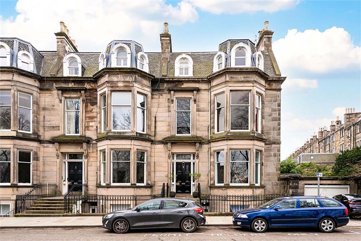 espc luxe list, best homes in soctland under one million pounds - home for sale in west end of edinburgh