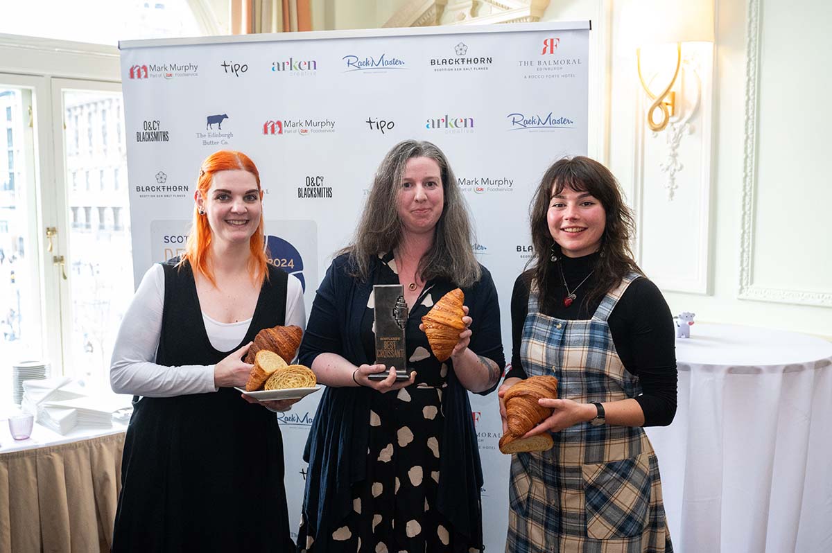 winner of the edinburgh butter compay's scotland's best croissant competition