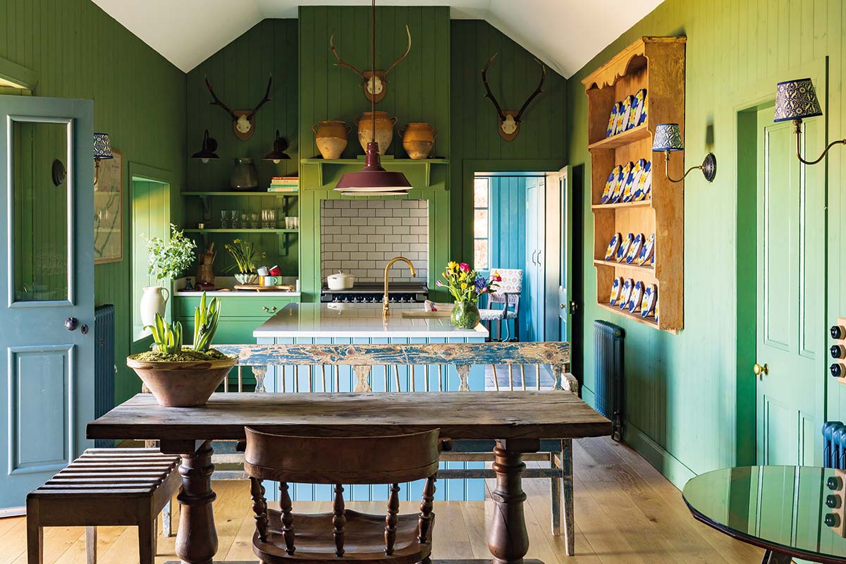 kitchen of fern cottage 