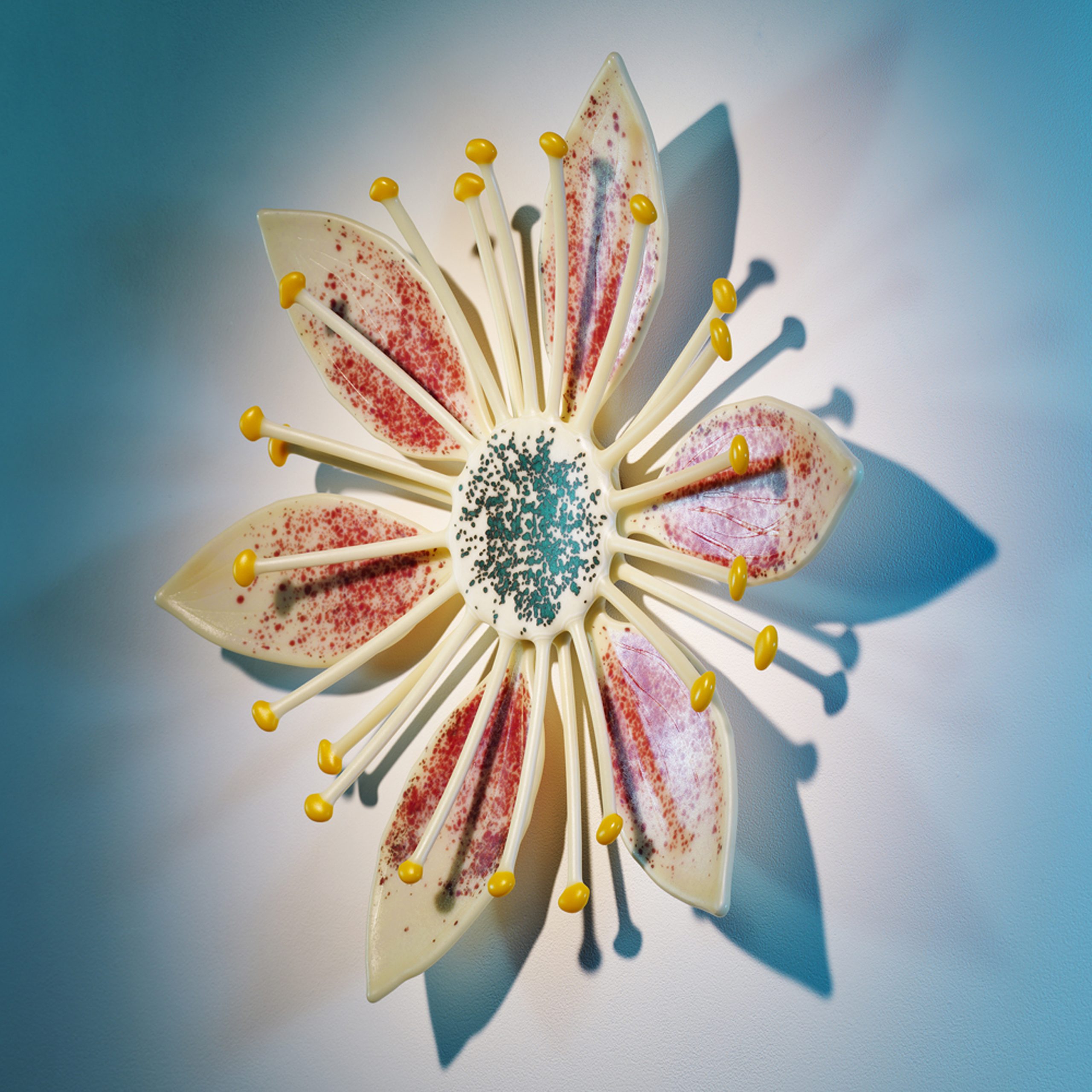 Cressida's Glassworks Tree Blossom Flower wall ornament