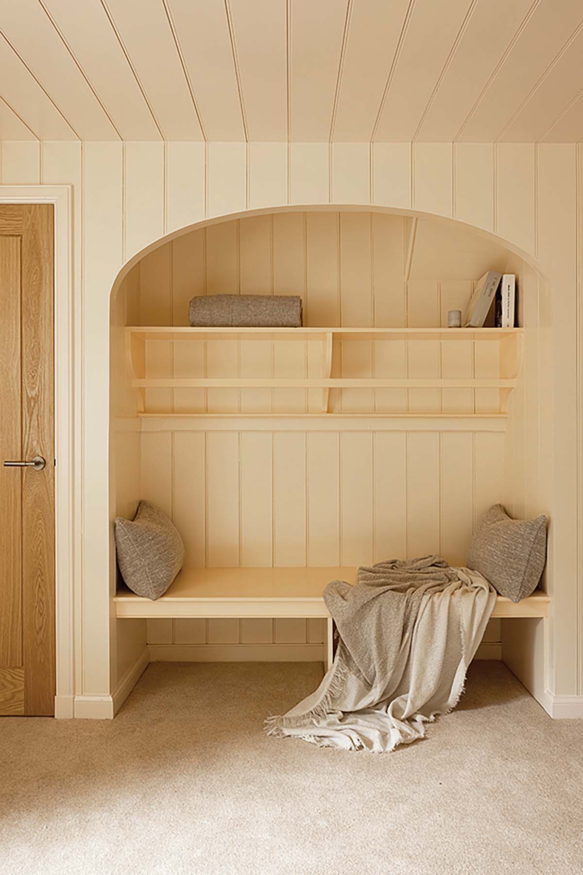 one of many nooks in aberdeenshire schoolhouse 19th century re-build