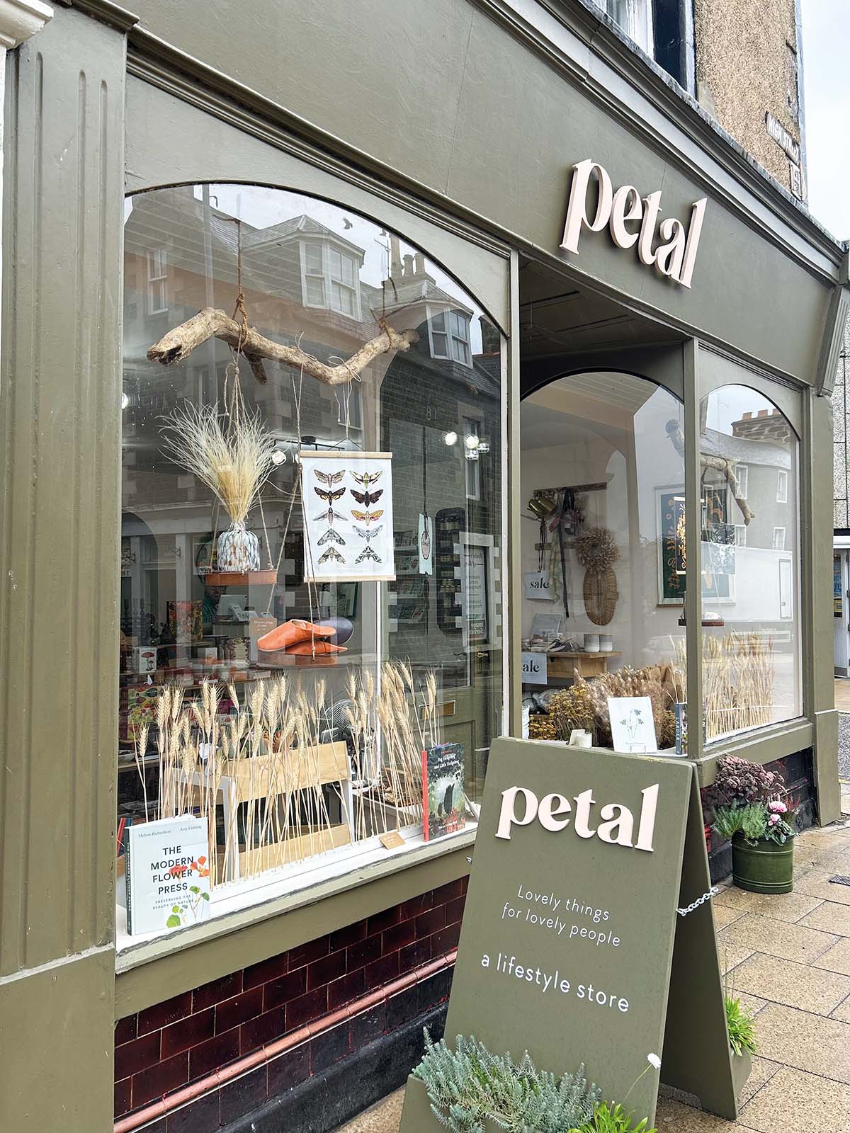 one of the best homeware stores in banff, called Petal. part of the where to shop feature from homes and interiors scotland