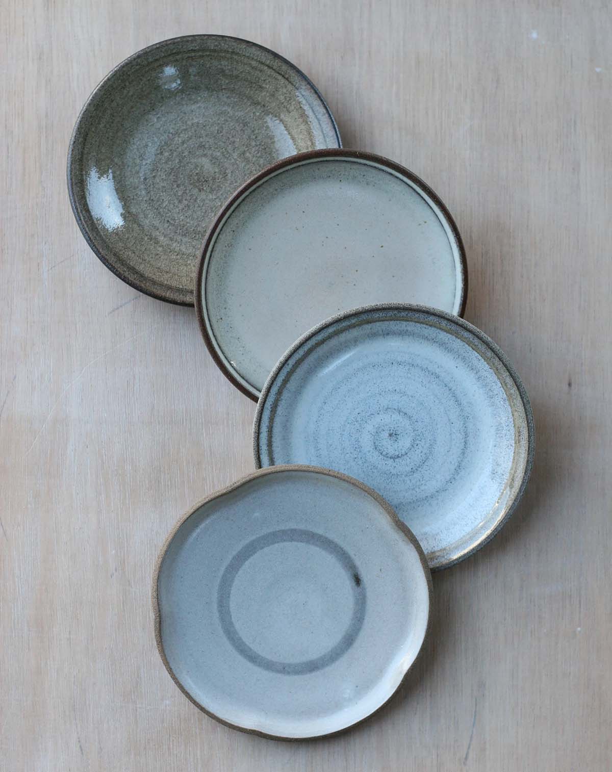 Set of four Mamezara plates, stillpoint ceramics, £40