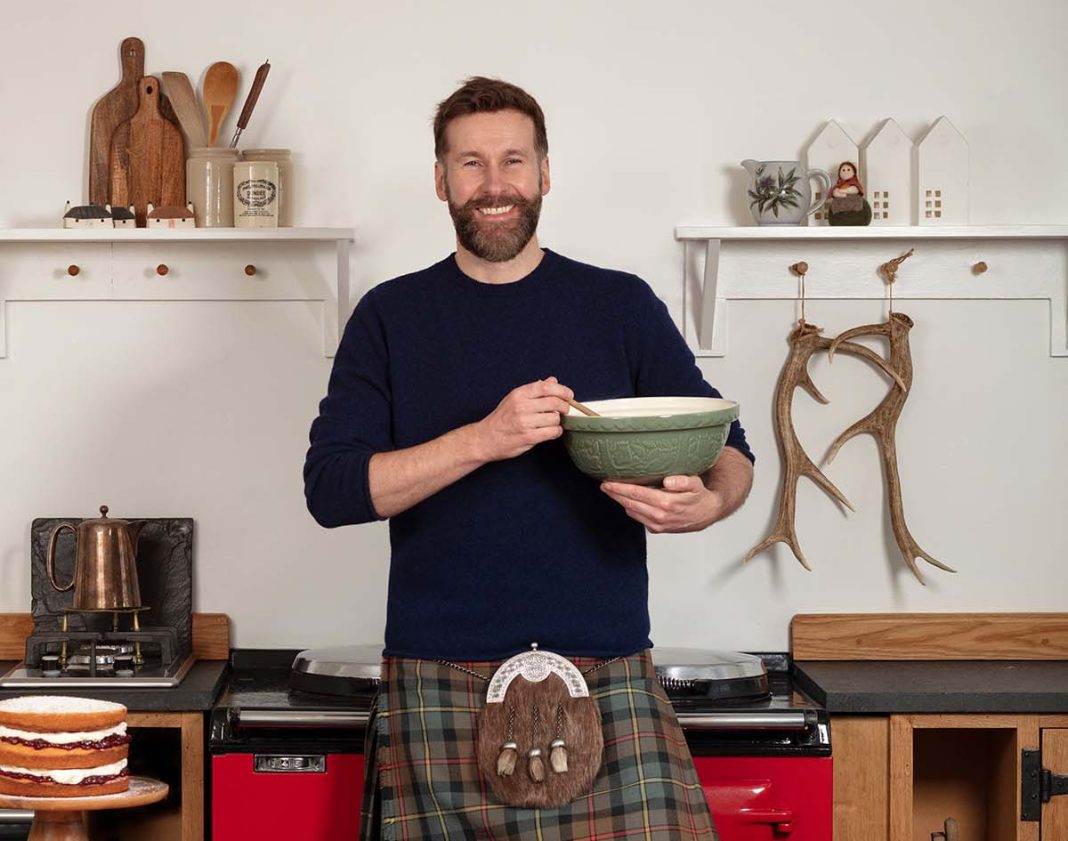 the hebridean baker in his kitchen for new book the scottish cookbook