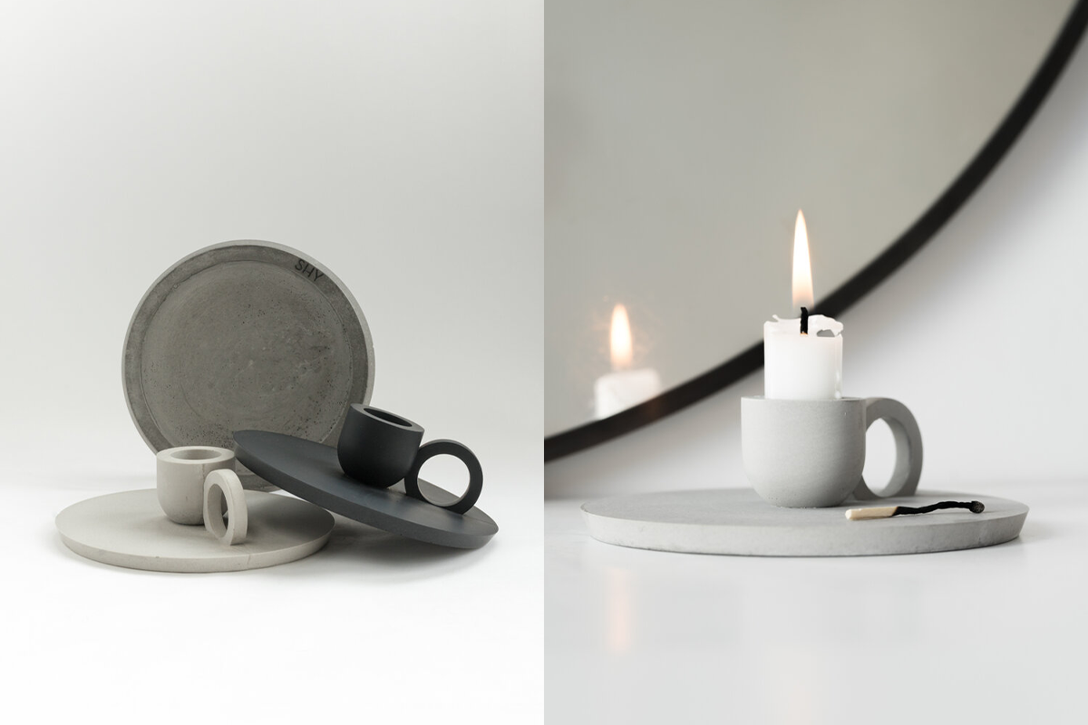 shy design studio classic O candleholder