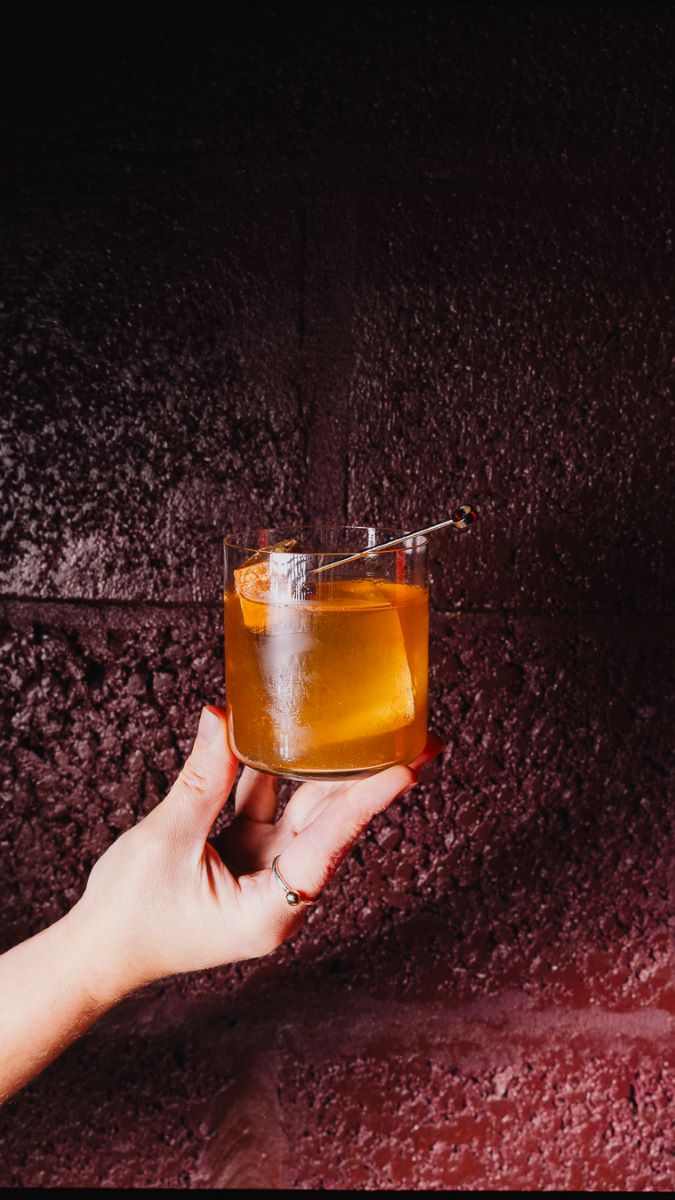 Miso Old Fashioned cocktail