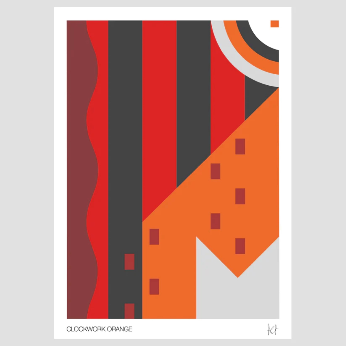 anna campbell jones a4 clockwork orange print