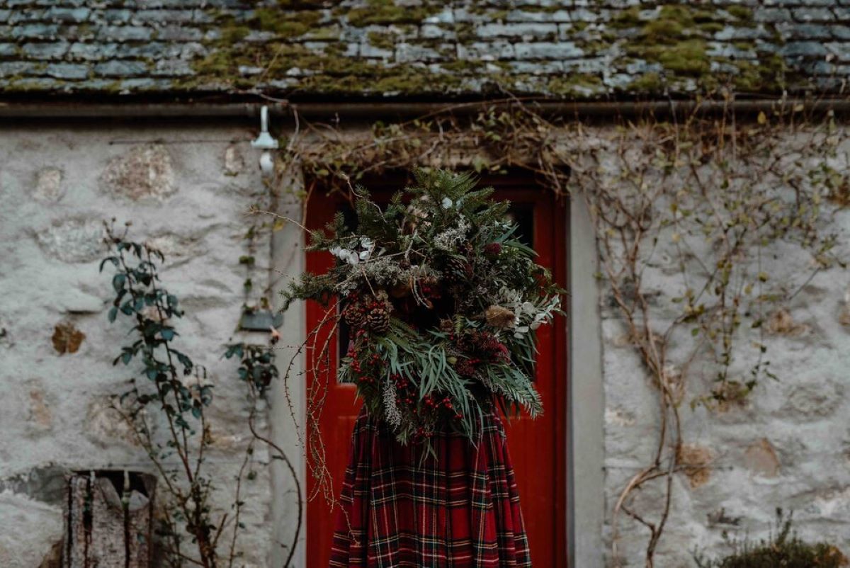 whats on in scotland in december, christmas edition - wild gorse wreath making class