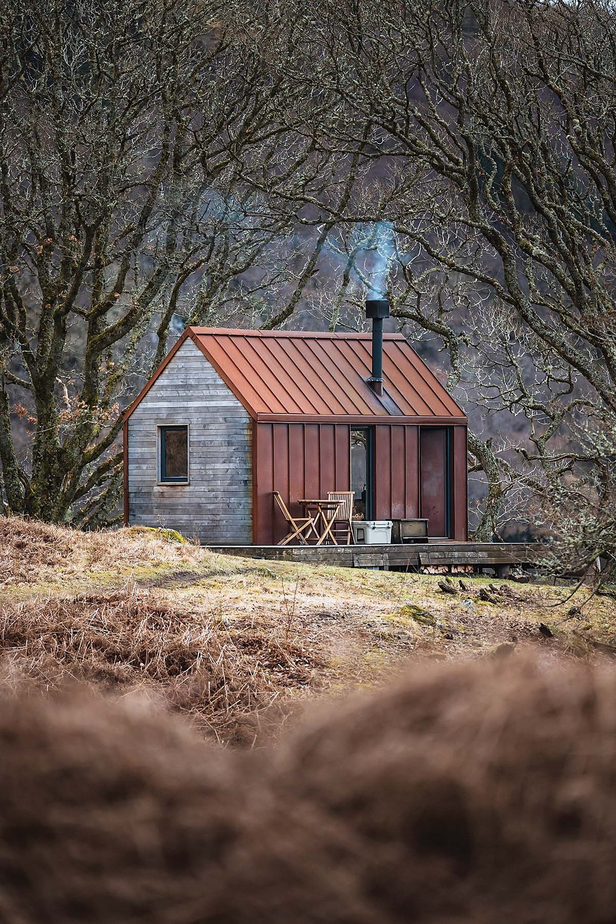 Inverlonan bothy in Scotland