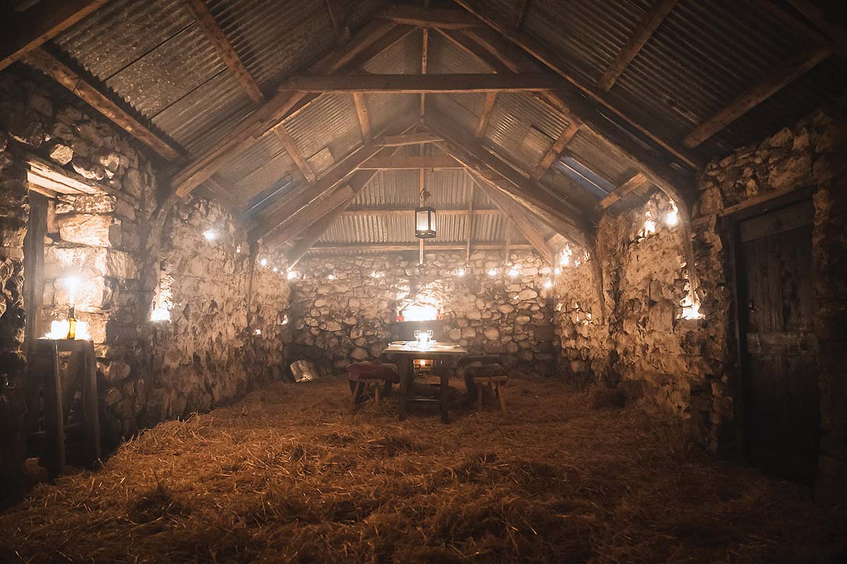 Wild dining experience in Scotland