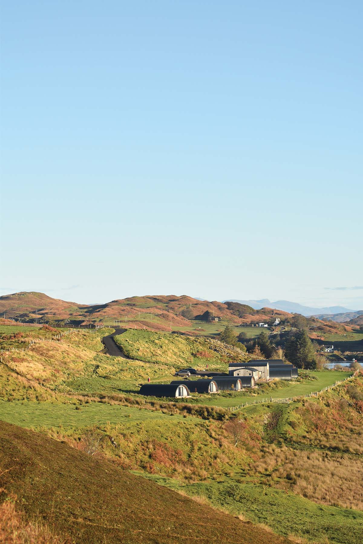 hillside pod holiday in the hebrides - this is the isle of luing, featuring beachside WildLuing pods