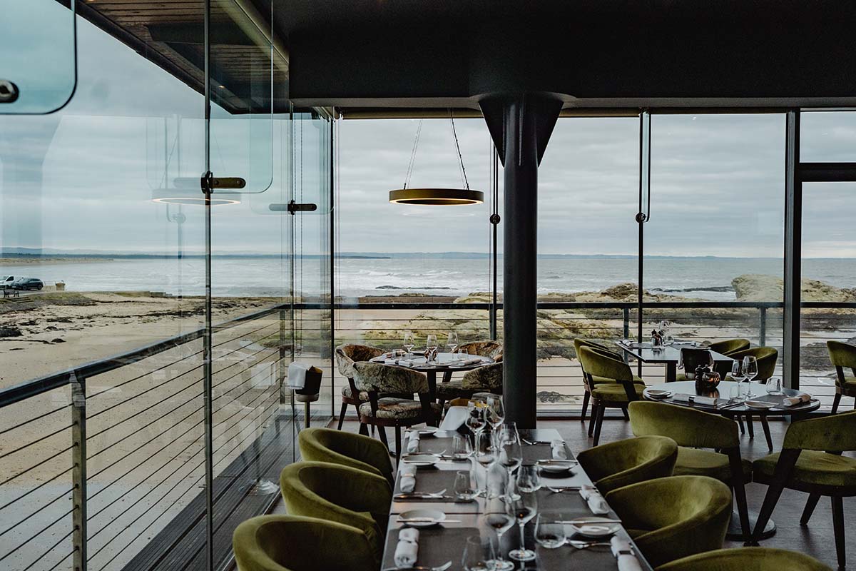 Interior design of The Seafood Ristorante in St Andrews