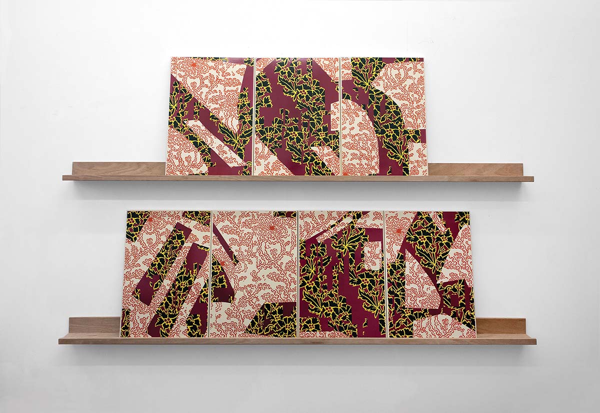 The counterpart series of ceramic patterns by hannah sabapathy