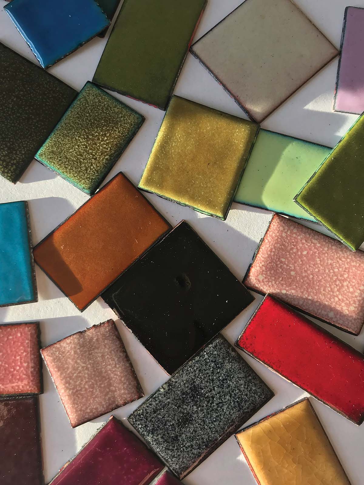Hannah Sabapathy enamels waiting to be formed