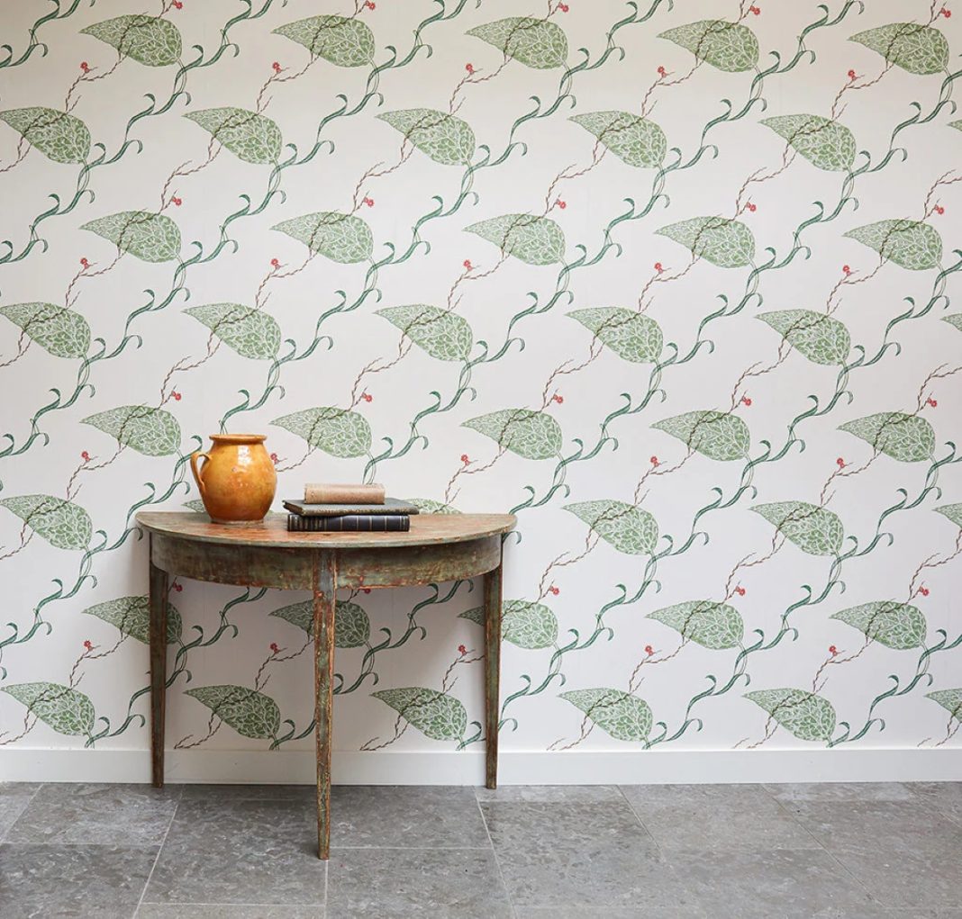 St Judes x Edward Bawden Seaweed wallpaper
