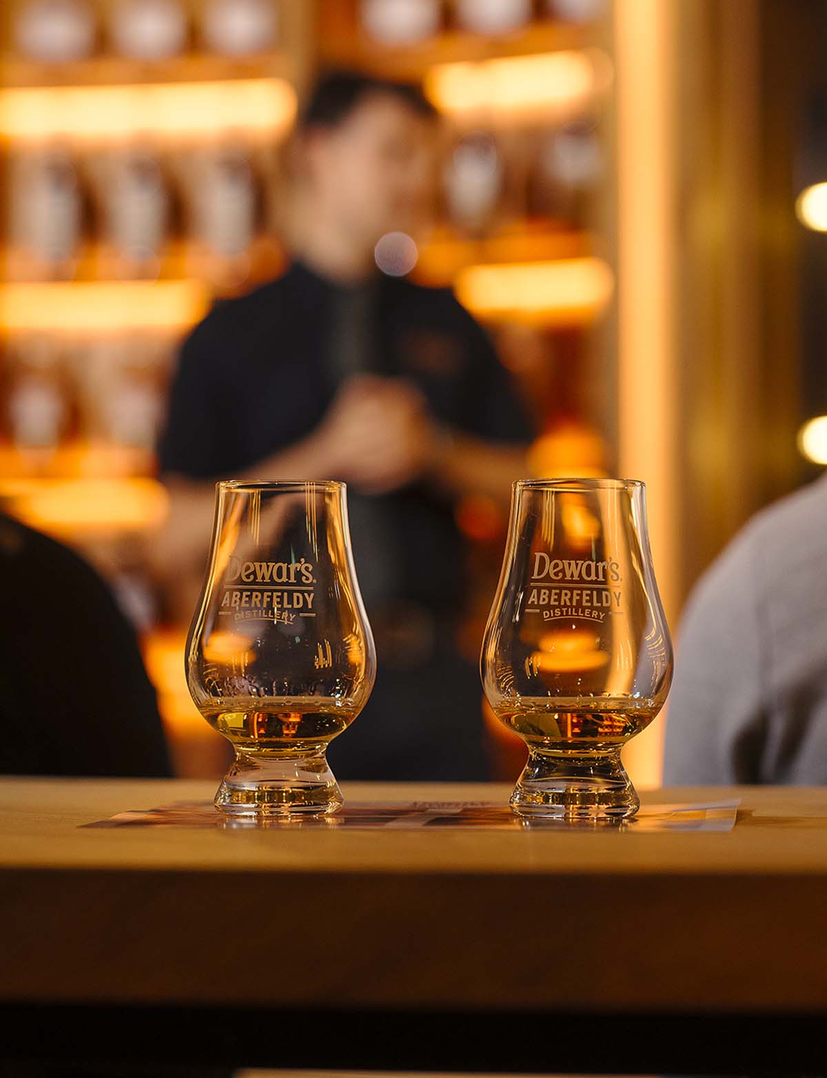 Dewar's Aberfeldy Distillery in the heart of the Scottish lowland countryside