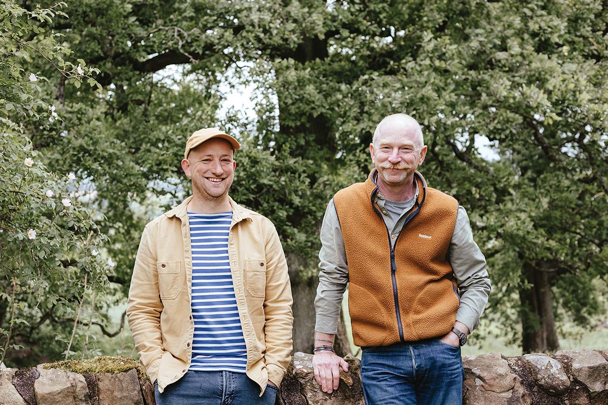 Designers of Burton Hall Garden Design, Duncan Hall and Nick Burton at RHS Chelsea Flower Show 2025