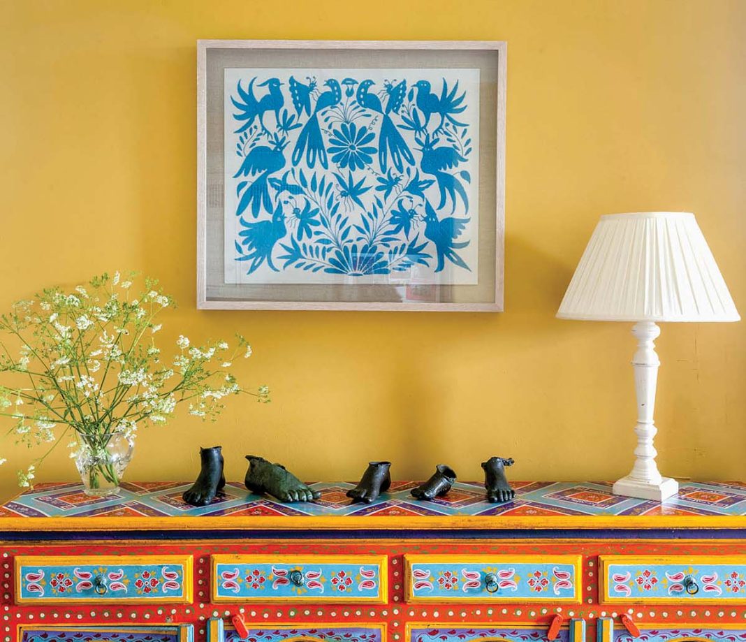 Loom BL Turquoise Otomi dresser in eco news