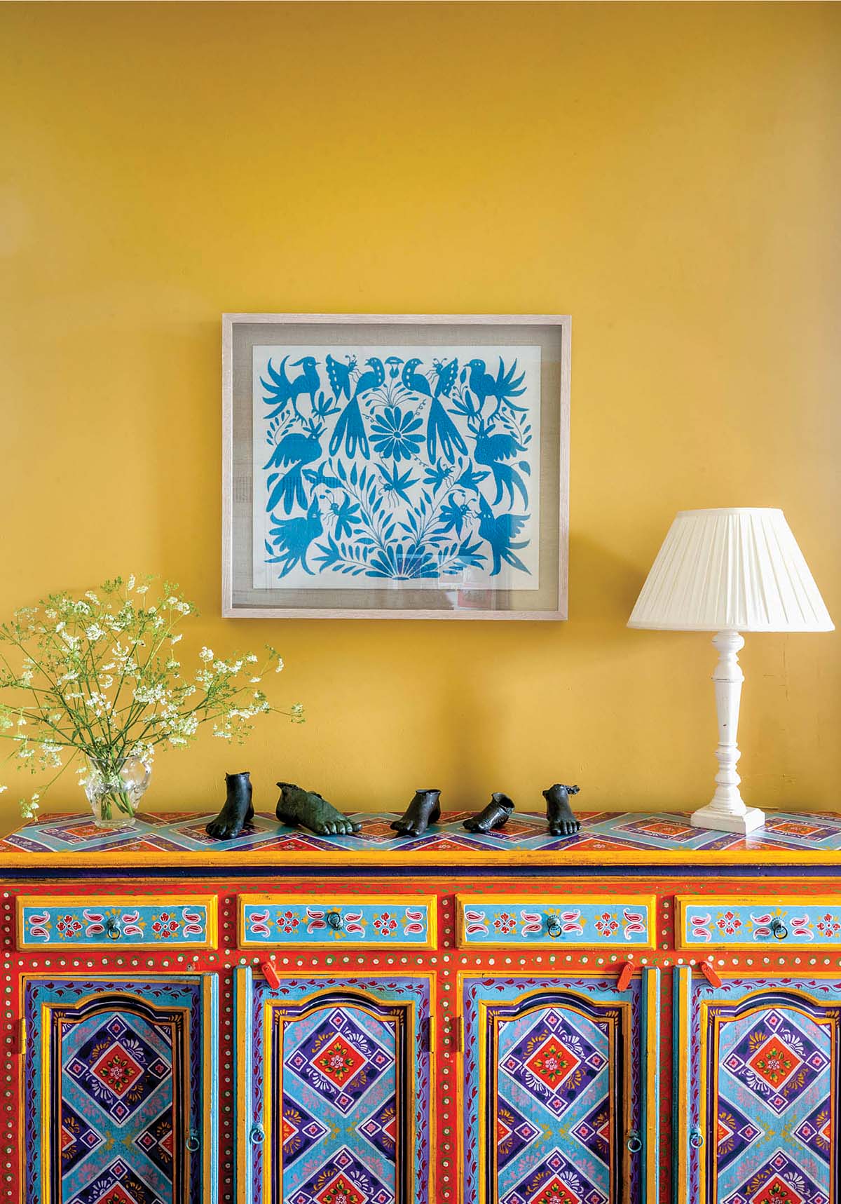 Loom BL Turquoise Otomi dresser in eco news