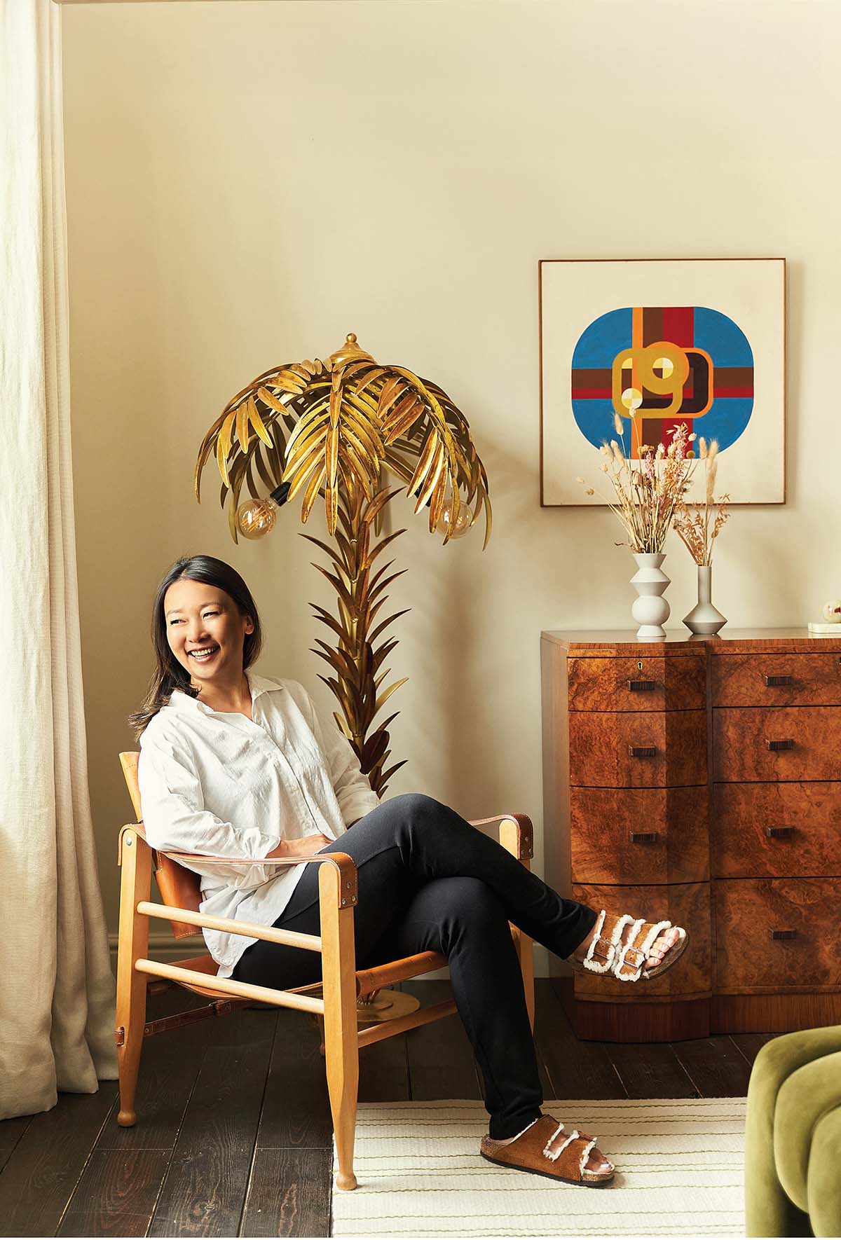 Sandrine Zhang Ferron, founder of Vinterior - a feature in homes and interiors scotland magazine's new issue