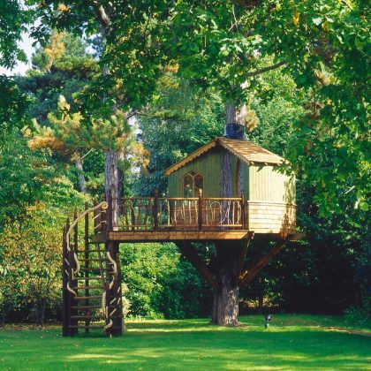 Family treehouse built by JADESA Joinery, a south Ayrshire-based joinery company who specialise in crafting unique outdoor spaces