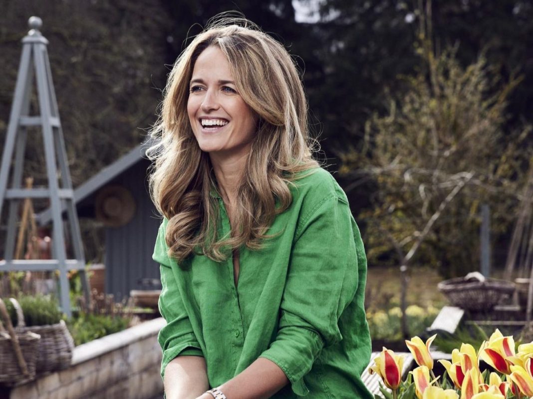 Kim Murray in her garden at home