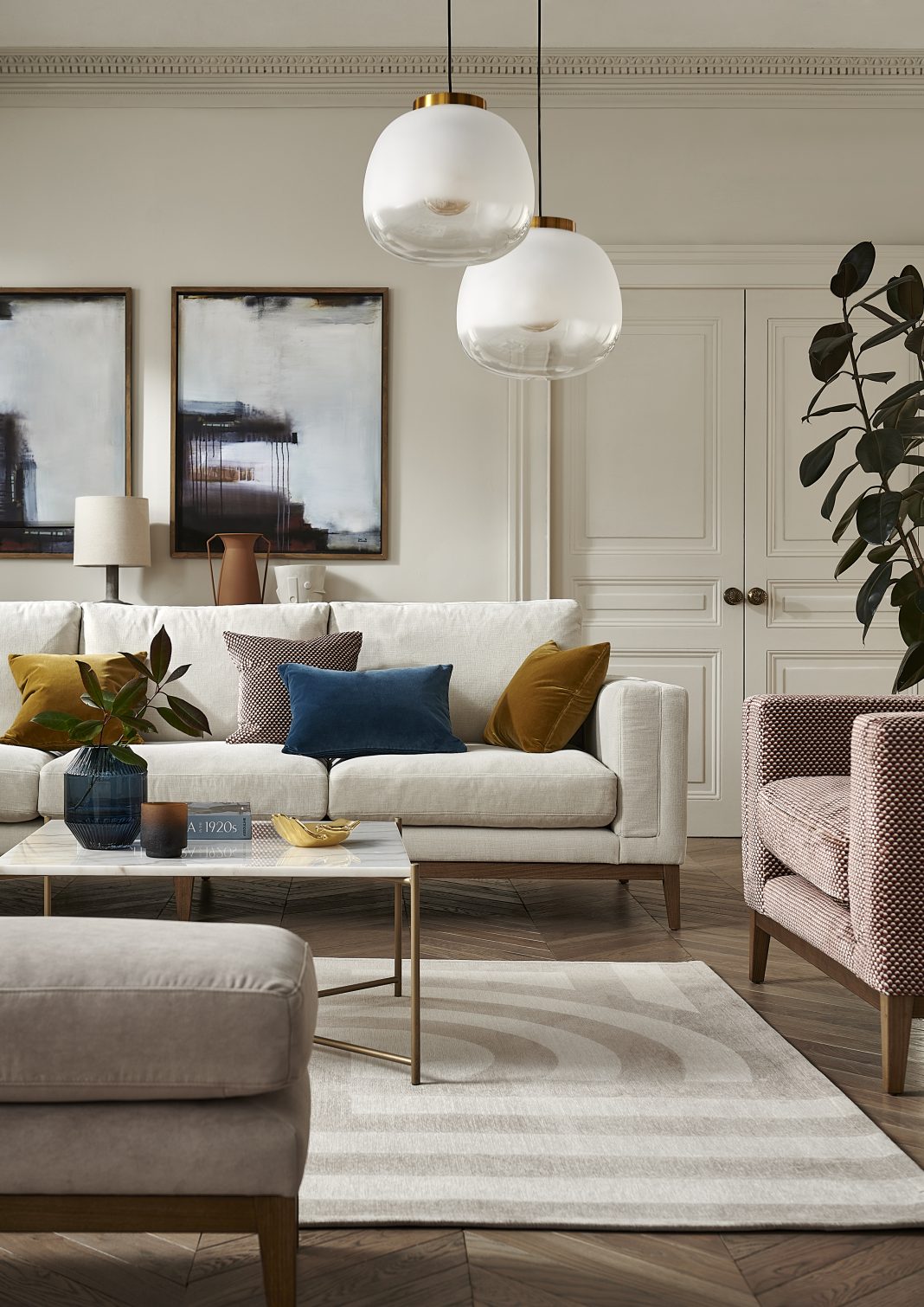 Sofa.com Costello (Plinth) 4 Seat Sofa in Chantilly, £2,150 (2)