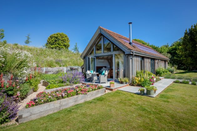 South Downs Garden annexe project by Carpenter Oak