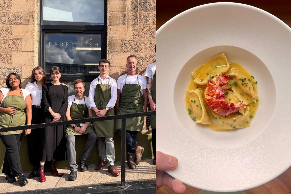 Barry Fish, a fine dining-standard seafood with a view of The Shore in Lieth