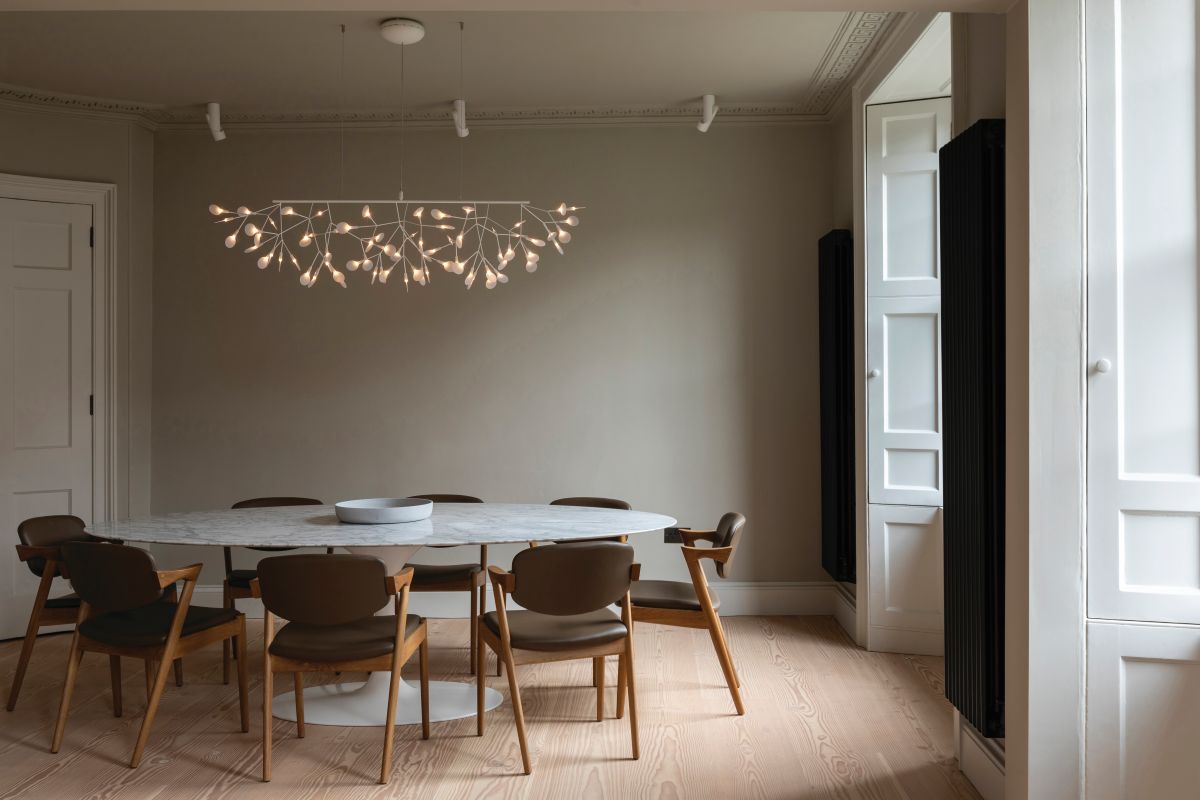 An impressive renovation of a listed property in Edinburgh's New Town, by Helen Lucas Architects, photographed by Angus Bremner