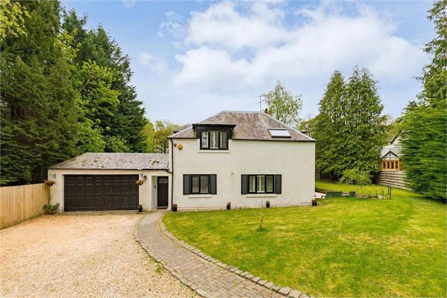 high-end homes for sale in Penicuik; renovated stable house in scotland