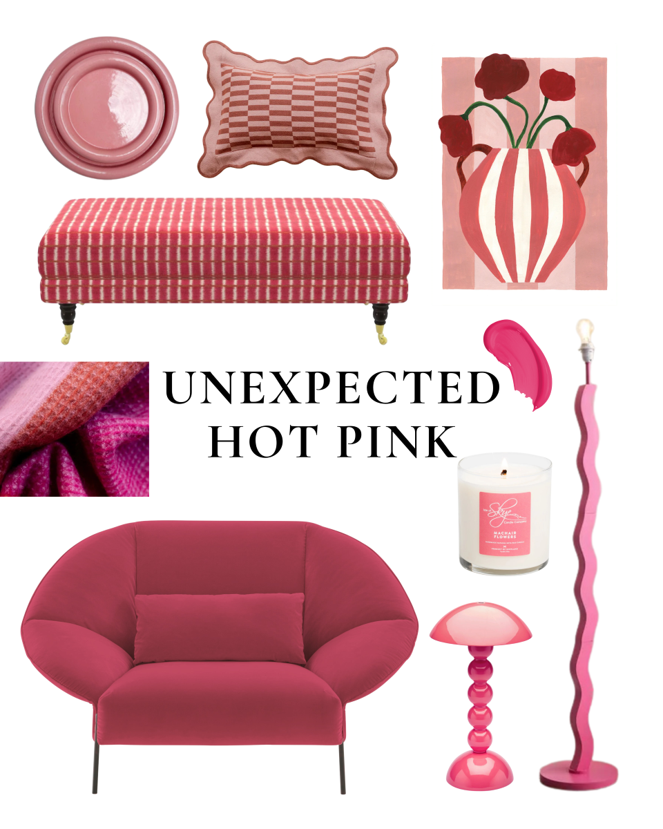 unexpected hot pink is the new unexpected red theory in 2026 interior design trends