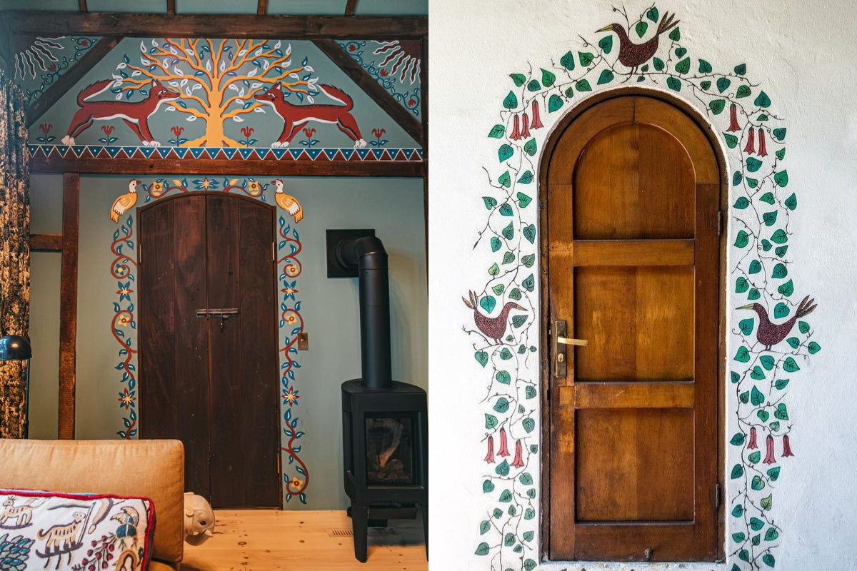 fauna door design idea