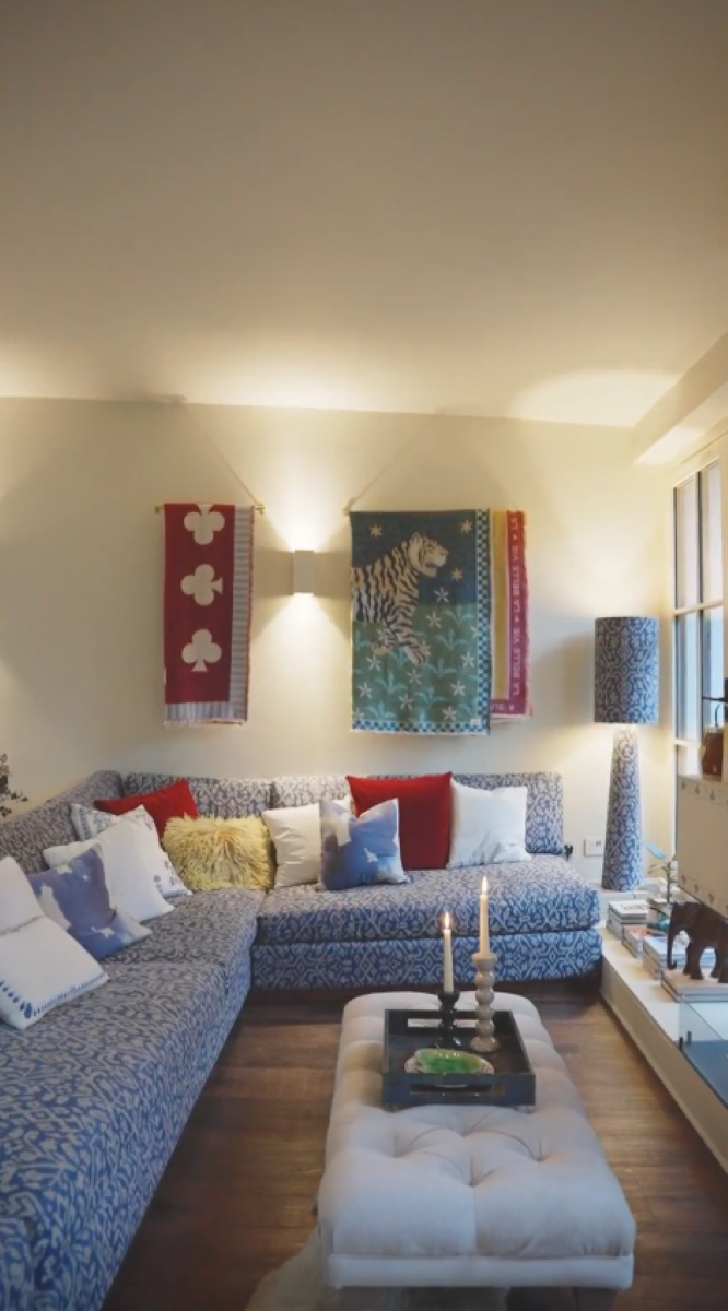 sunken lounge in wendy gilmours home