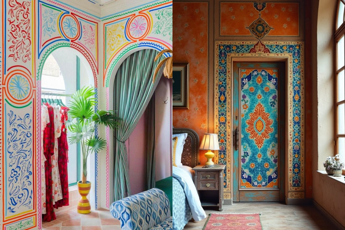 Moroccan door design idea