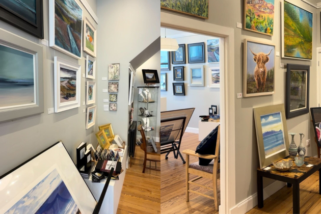 perthshire gallery in scotland filled with local art