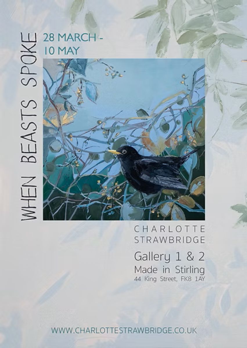 'When Beasts Spoke' by Charlotte Strawbridge at Made in Stirling gallery