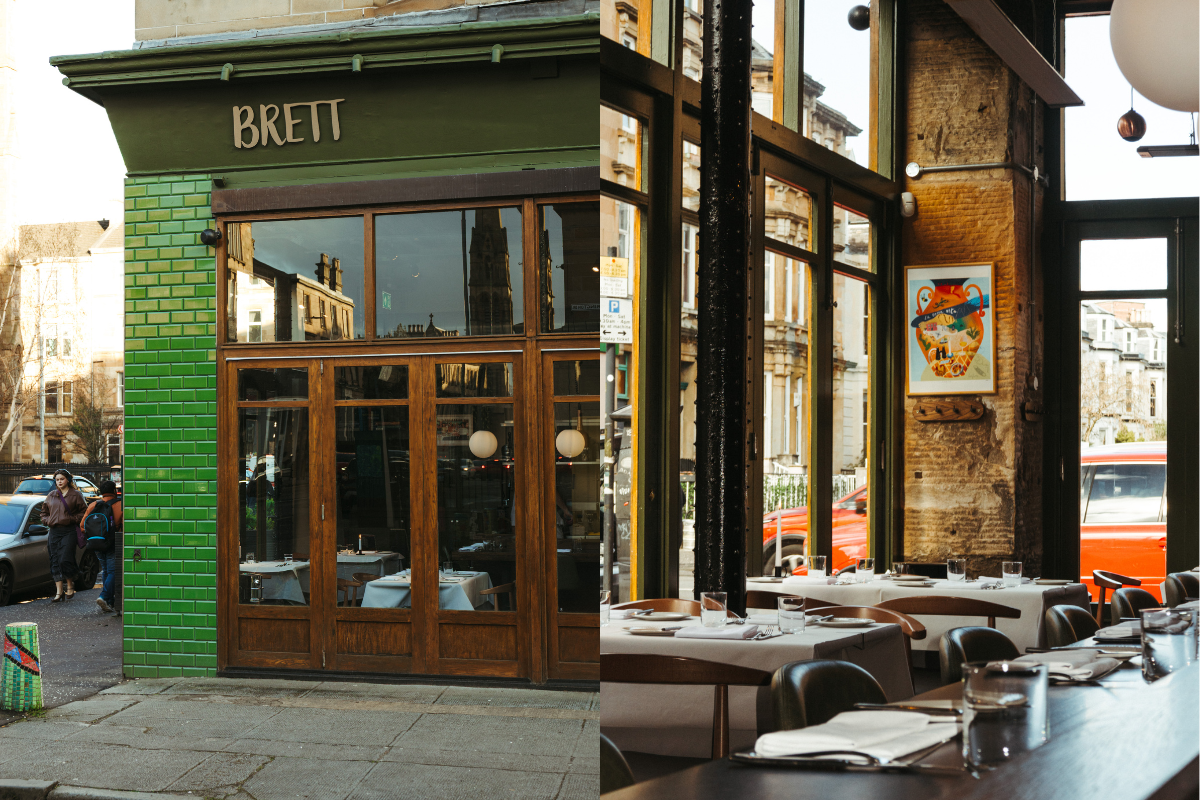 Brett exterior with new brushed bronze signage by Envisage Signs