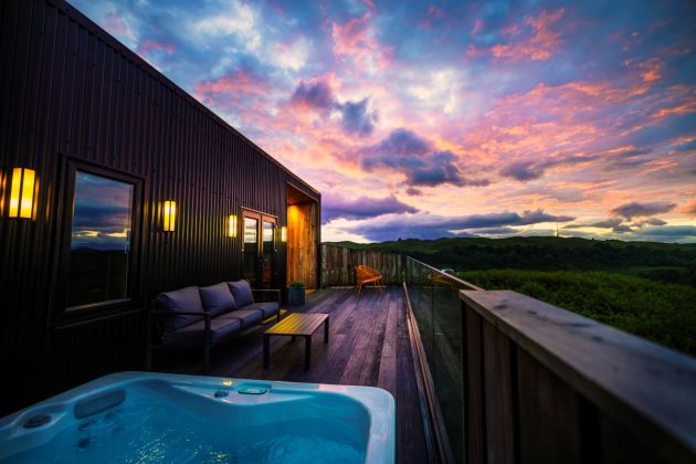 The Black Cabin, Scotland, one of Scotland's best luxury hotels, cottages and cabins