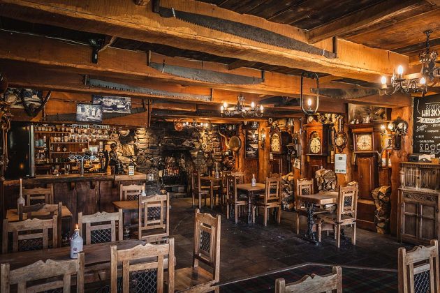the bar at the oak tree inn loch lomond, one of Scotland's best luxury hotels, cottages