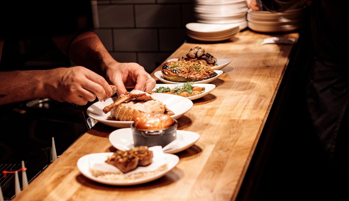 Lennox Glasgow restaurant food at the kitchen pass