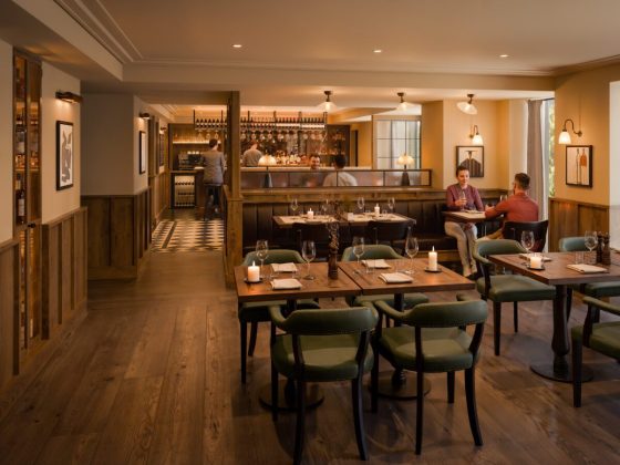 Bennie's restaurant in a new hotel, The Kithmore, in St Andrews, predicted to be one of Scotland's best luxury hotels, cottages and cabins