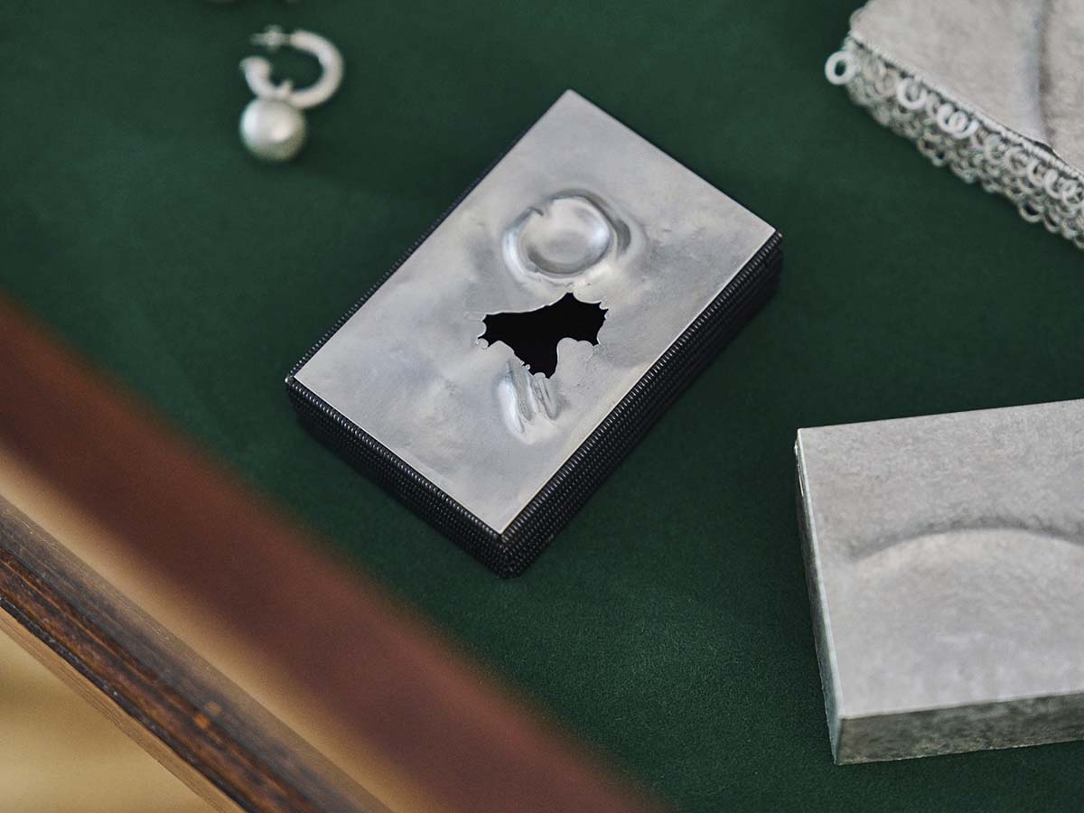 The 'Traces Box' by Monica Findlay as part of a curated collection at London Craft Week by Emma Louise Payne of Atelier Seventy