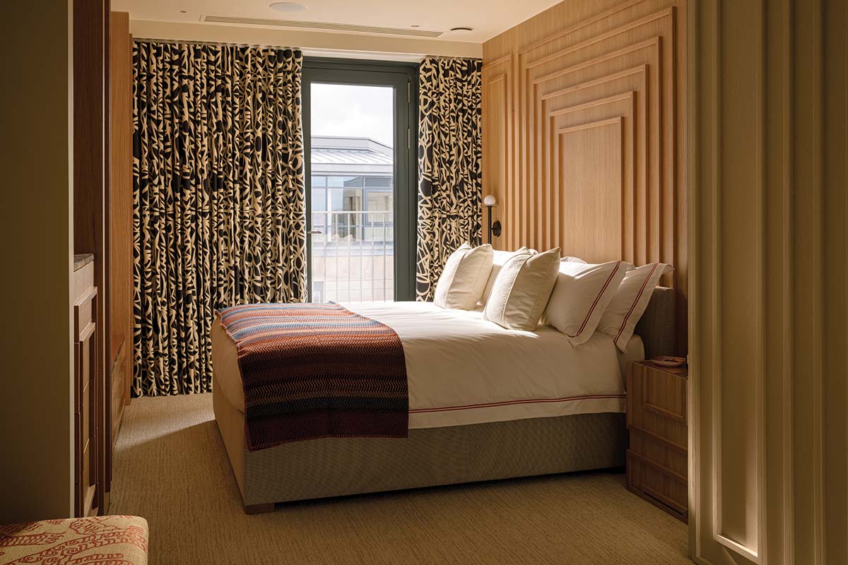This kaleidoscopic retreat is hidden behind the walls of New Eidyn, high above Edinburgh’s St James Quarter