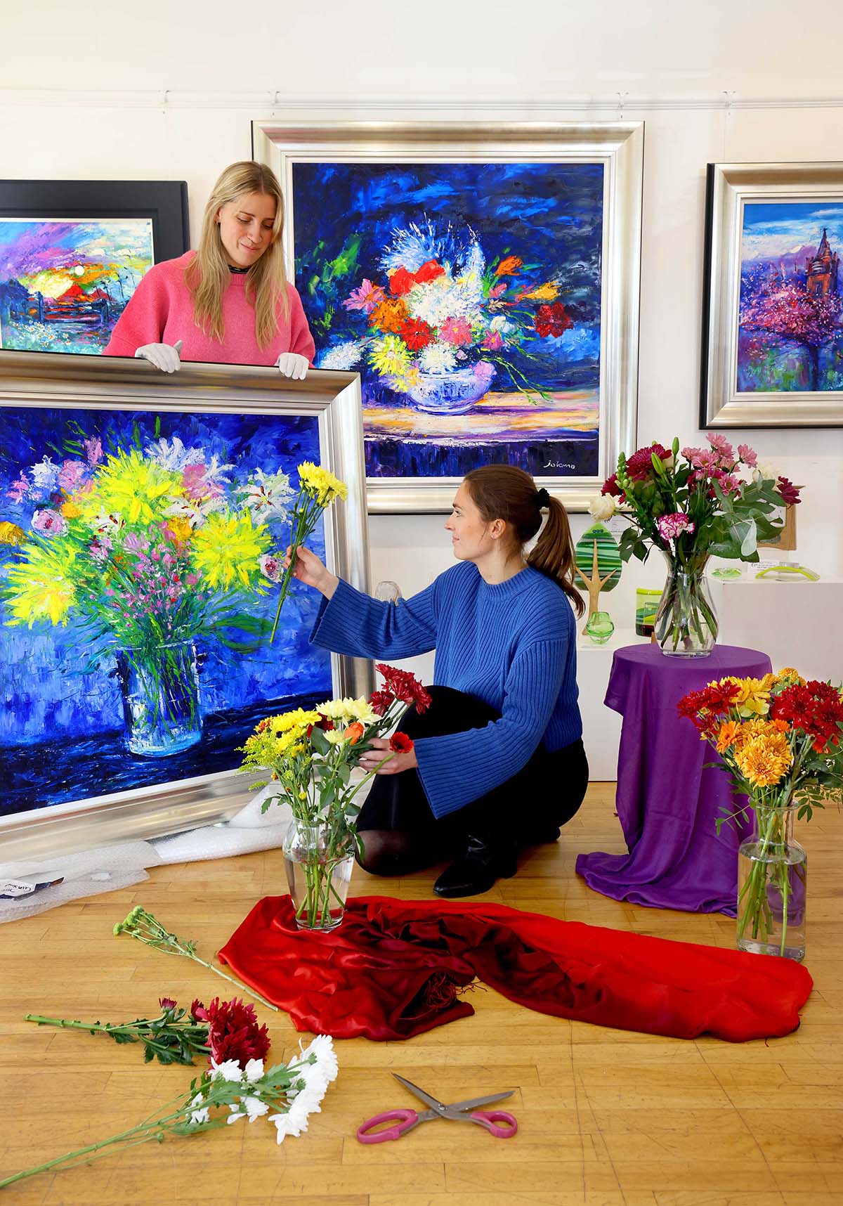 John Lowrie Morrison, known as “Jolomo”, celebrated the high-key colour for which he is best known in “The Power of Colour", held at The Glasgow Gallery in November 2025