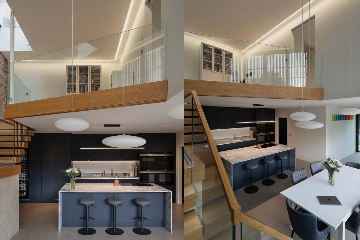 A project by Somner Macdonald, multi-level kitchen